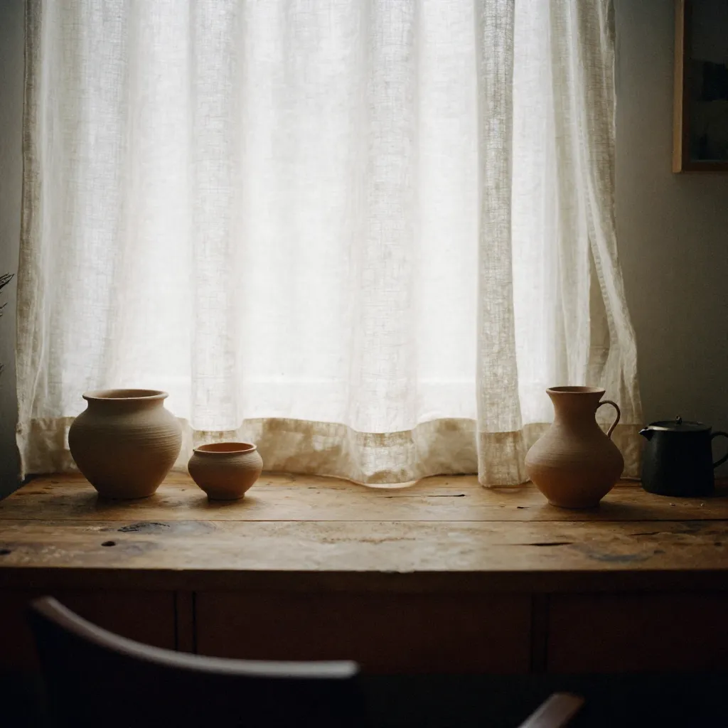 Calm workspace with reclaimed wood